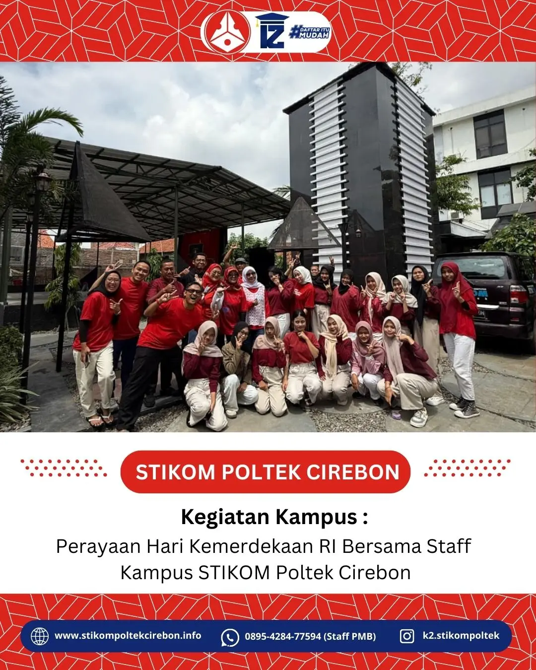 STIKOM Poltek Cirebon Meriahkan HUT RI ke-80 dengan Lomba dan Kebersamaan